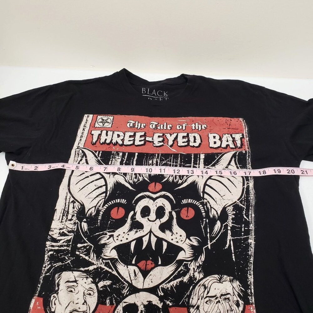Black Craft Mens The Tale of the Three Eyed Bat T-shirt Size Large - Picture 5 of 8